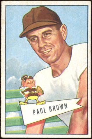 Paul Brown 1951 Bowman small