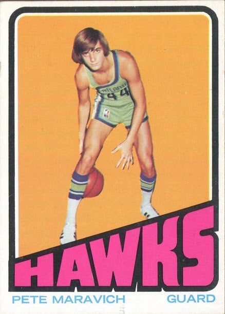 Topps Pete Maravich card 1972-73