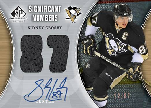 Sidney Crosby autographed card
