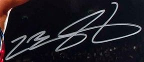 autograph lebron james signature png