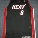 LeBron James opening night Heat jersey