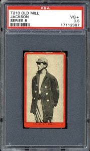 1910 Joe Jackson Old Mill Tobacco card