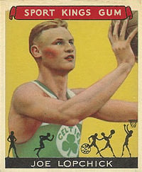 1933 Sport Kings Joe Lapchick "Lopchick"