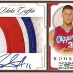 National Treasures Griffin rookie card