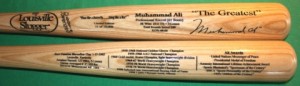 Louisville Slugger Muhammad Ali bat