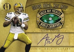 Aaron Rodgers diamond embedded ring card