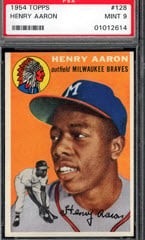 1954 Topps Hank Aaron Rookie Cards