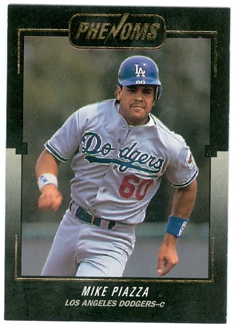 Mike Piazza 1992 Donruss Phenoms rookie card