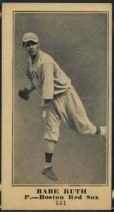 1916 Sporting News Babe Ruth rookie card