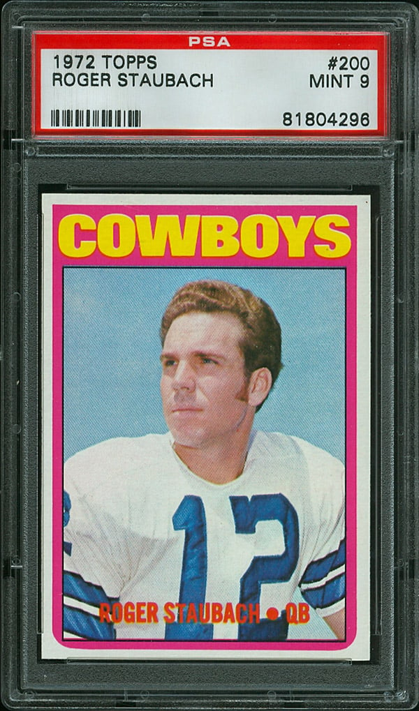 1972 Topps Roger Staubach LOTG Auctions