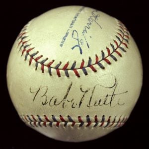 Autographed Babe Ruth ball