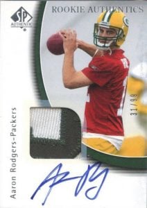 Aaron Rodgers SP Authentic rookie