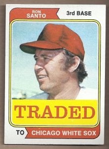 1974 Topps Traded Ron Santo