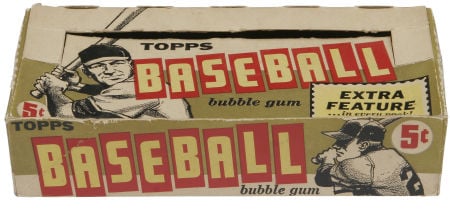 1961 Topps baseball box