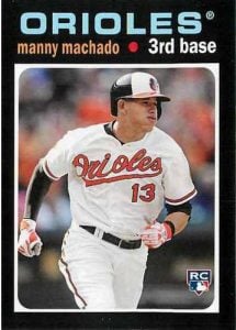 2013 Update Manny Machado 1971 Topps Mini