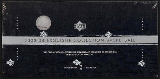 2003-04 Exquisite Basketball box