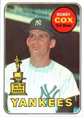 Bobby Cox rookie card