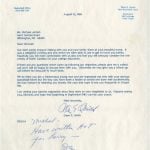 Michael Jordan North Carolina recruiting letter