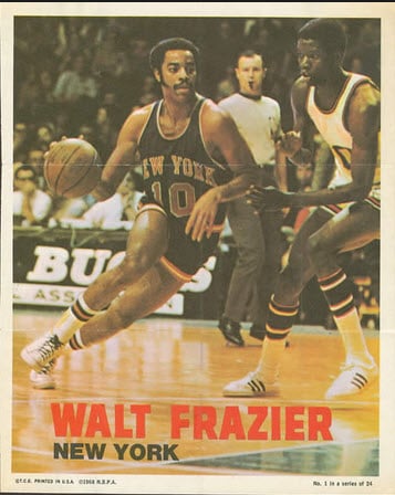 1970-71 Topps Poster Walt Frazier 