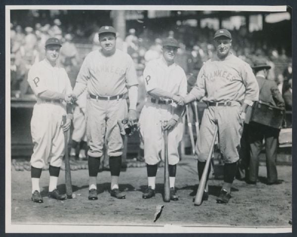 Babe Ruth Lou Gehrig Waner brothers 1927 World Series