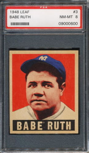 Babe Ruth 1948 Leaf