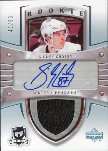2005-06 The Cup Sidney Crosby rookie auto