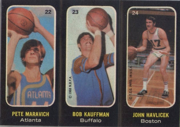 Pete Maravich 1971-72 trio sticker
