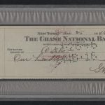 Double signed Babe Ruth check