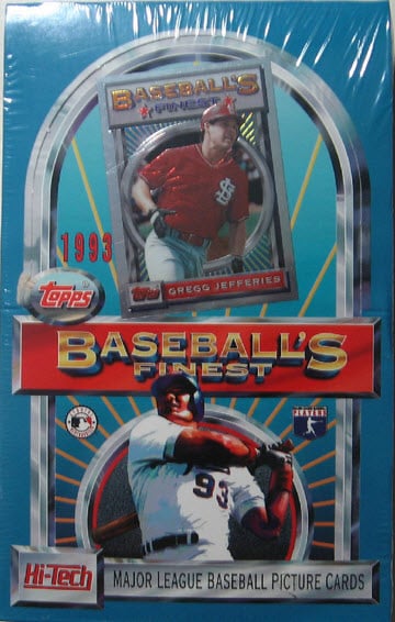 Topps 1993 Finest baseball box