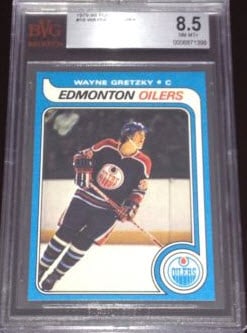 Gretzky Rookie Card 1979-Topps BVG 8.5