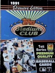 Stadium Club box 1991 Topps