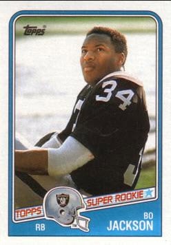 Bo jackson rookie card