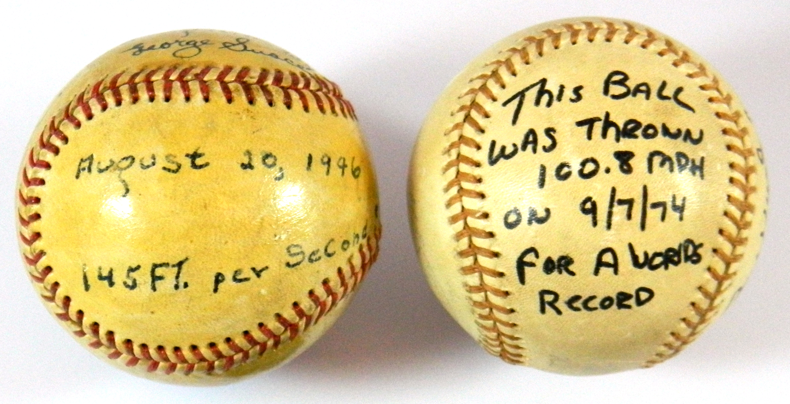 Fastest Pitched Baseballs in History Up for Auction