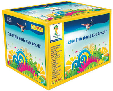 sticker box 2014 World Cup