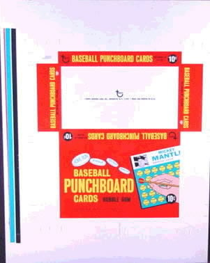Display box 1966 Topps Punch Outs