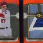 2014 Triple Threads Mike Trout relic patch