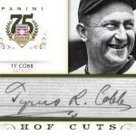 Panini Ty Cobb cut signature