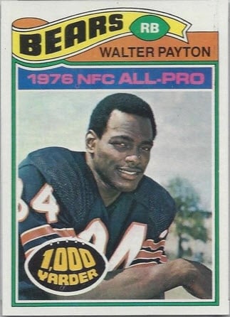 Walter Payton 1977 Topps