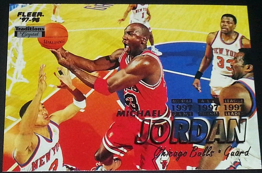 1997-98 Fleer Crystal Collection Michael Jordan