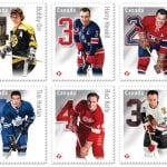 NHL hockey stamps Canada Post
