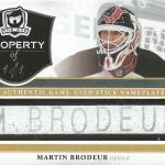 Martin Brodeur Property Of relic card