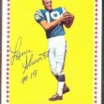 Lance Alworth autographed 1964 Topps
