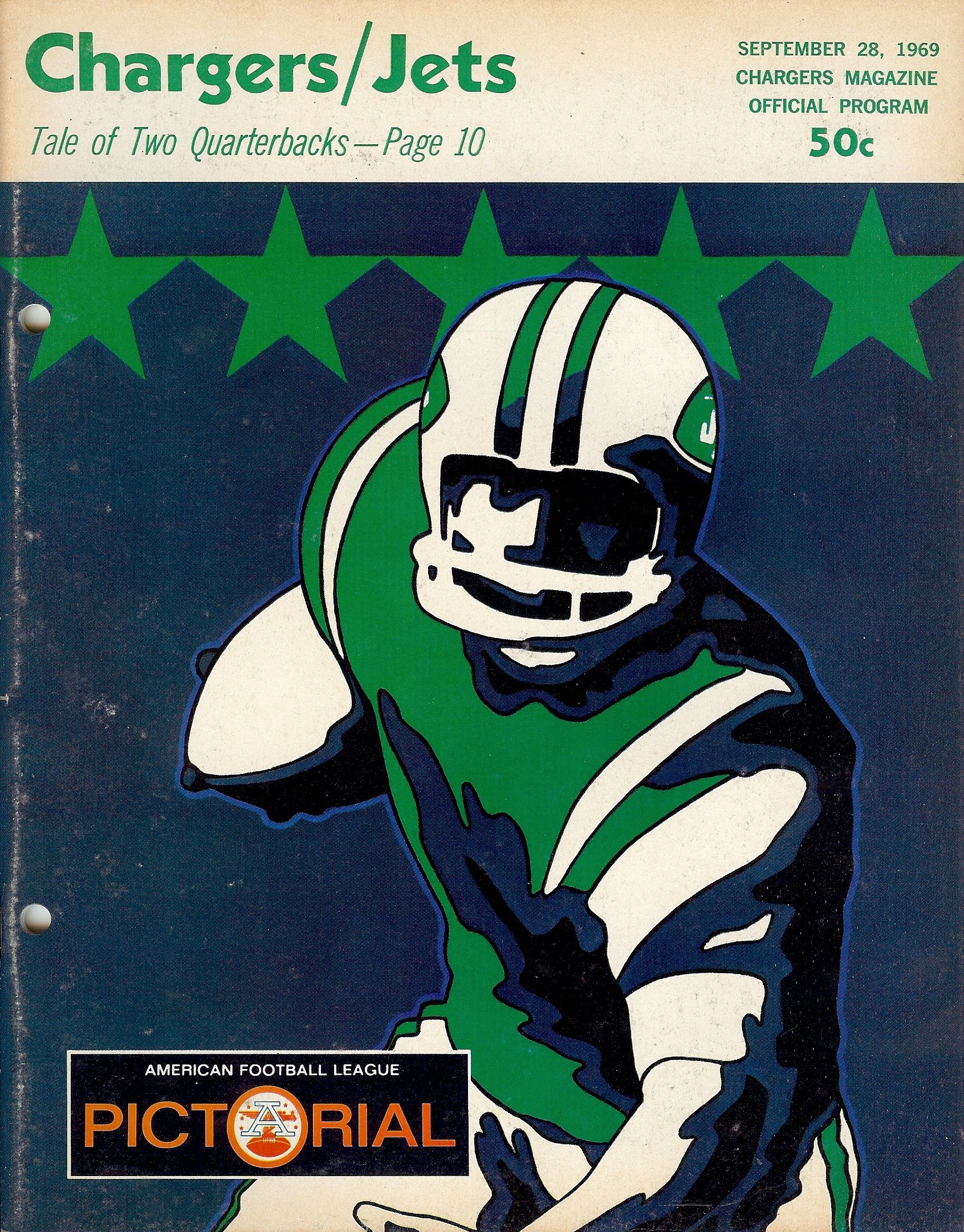 New York Jets program 1969