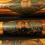 Decal bat Louisville Slugger auction