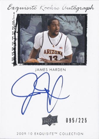 NBA James Harden Signed Trading Cards, Collectible James Harden