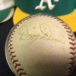 Signed Dizzy Dean baseball