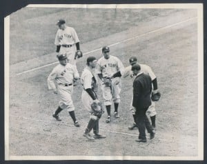 Lou Gehrig 1936 Yankees vs Senators