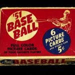 1951 Bowman Baseball display box