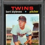 Bert Blyleven rookie card 1971 Topps