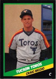 1988 Craig Biggio Tucson Toros card